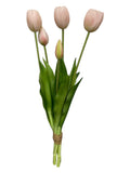 16'' Real Touch Tulip Bush ( RXY1001-#6 Pink )