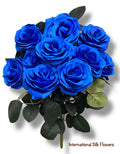 17.5'' Deluxe Rose Bush ( B1024N-#12Royal Blue ) AN10004