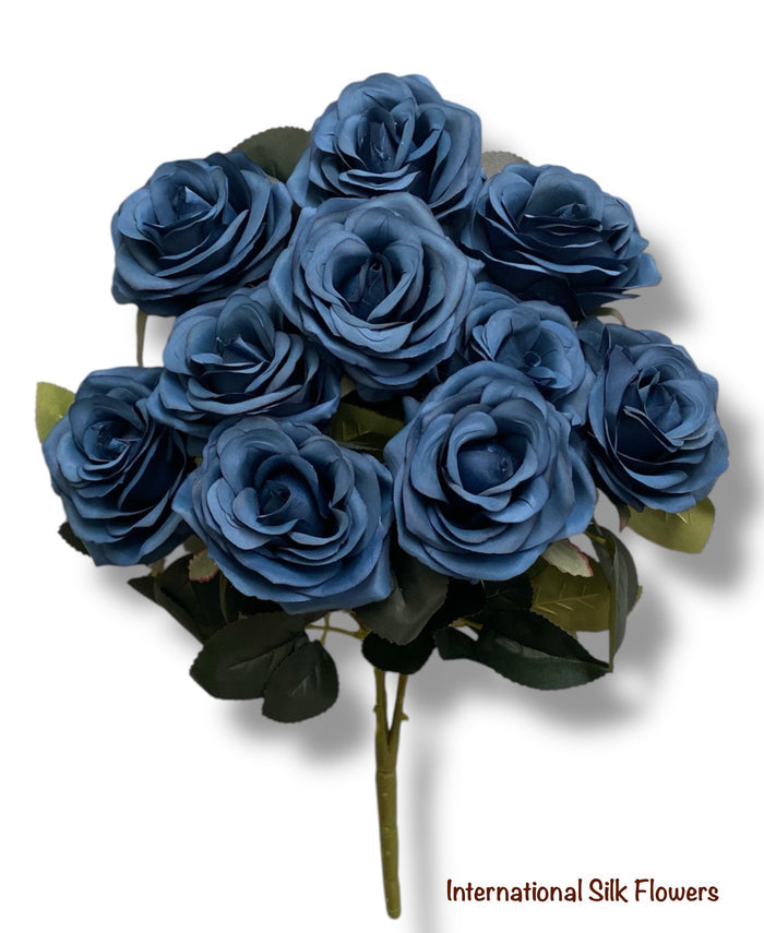 17.5'' Deluxe Rose Bush ( B1024N-#15 Navy Blue ) AN10004