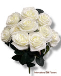 17.5'' Deluxe Rose Bush ( B1024N-#2 Cream ) AN10004