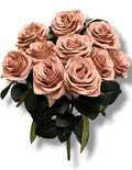 17.5'' Deluxe Rose Bush ( B1024N-#21 Champagne ) AN10004