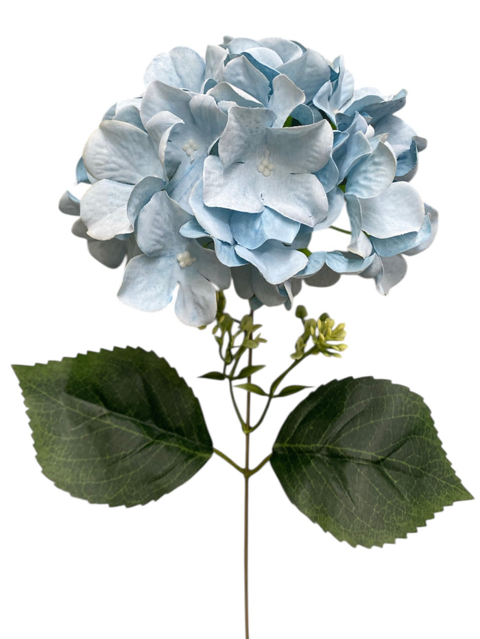 18'' Pongee Hydrangea Bush ( INT24007-#25 Sky Blue )