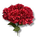 19" Artificial Hydrangea Bush ( SPH-7 Burgundy )