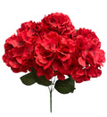 19'' Jumbo Hydrangea Bush ( INT510-45-#13 Red )