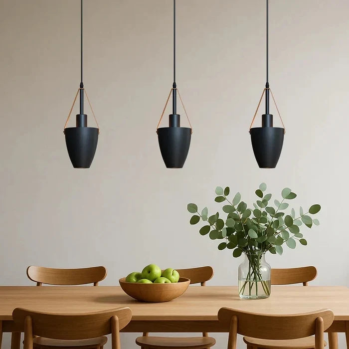 2-Pack Vintage Black Pendant Ceiling Light E27 Metal~4352