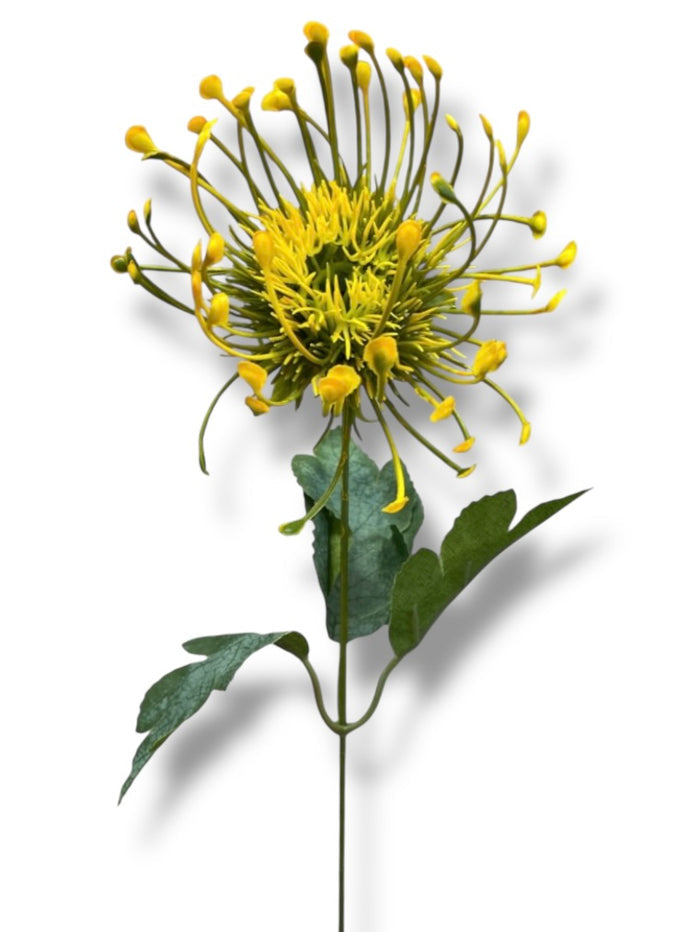 20'' Plastic Spider Mum Bush ( AR3543-YE )