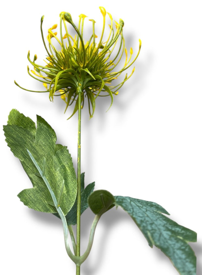 20'' Plastic Spider Mum Bush ( AR3543-YE )