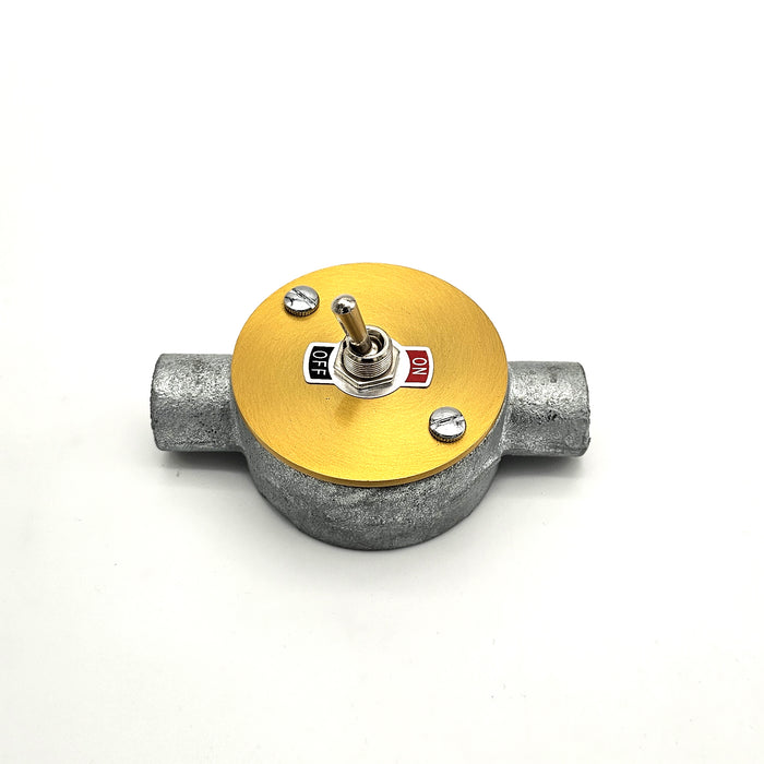 20mm 2 way Galvanized Conduit Box with Toggle Switch Box fitting~6101