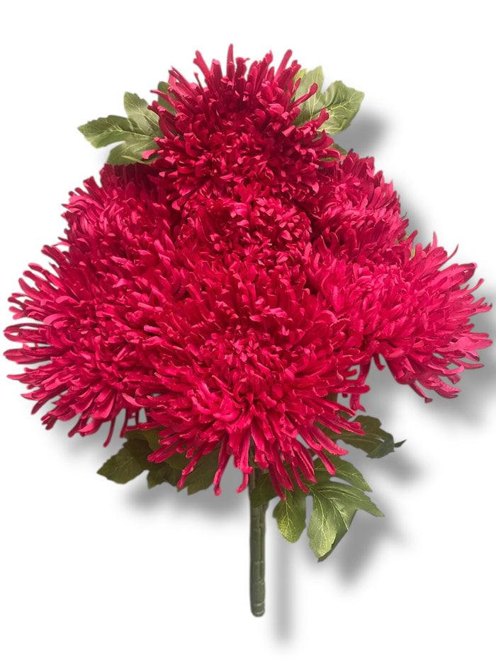 22'' New Mum Bush ( J7023-#10 New Fushia  )