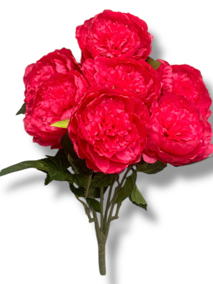 24.5'' Peony Bush ( INT1031-New Fuchsia )