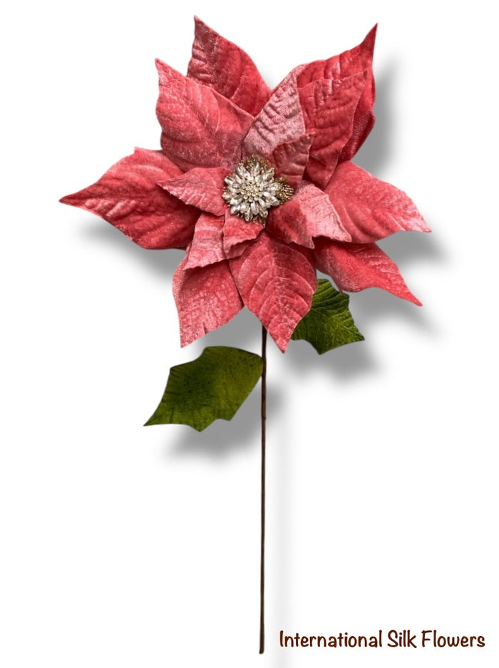 27''  Poinsettia Spray ( 269894-PK )