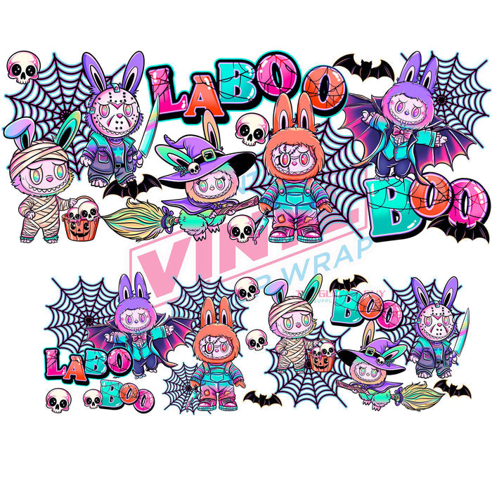 40 oz Tumbler Wrap - UVDTF Ink Transfers - LaBooBoo | UVDTF from The Glitter Guy