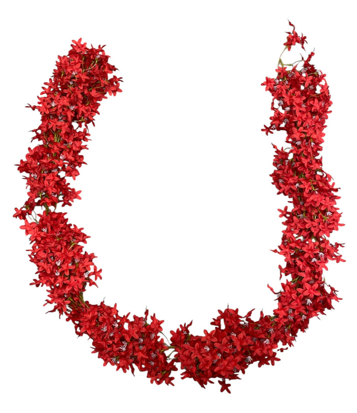 6' Star Lily Garland ( WG139-#11 Red )