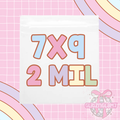 7x9 Polypropylene Bags- 2 MIL