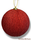 8'' Ball Ornament ( 206323-Red )