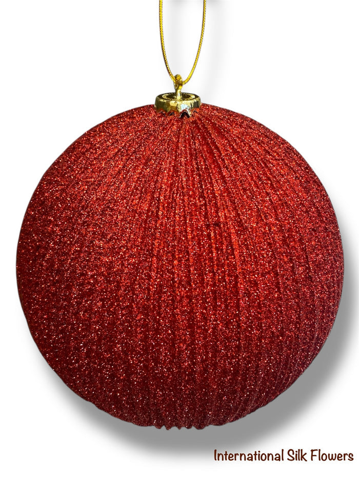 8'' Ball Ornament ( 206323-Red )