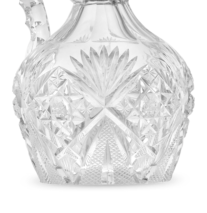 American Brilliant Period Cut Glass Bottle