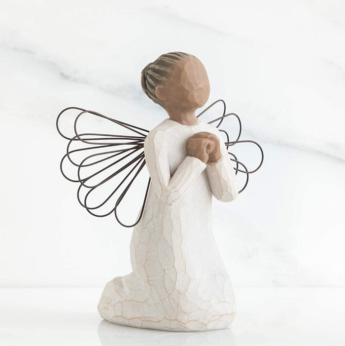 ANGEL OF THE SPIRIT FIGURE SCULPTURE HAND PAINTING WILLOW TREE BY SUSAN LORDI