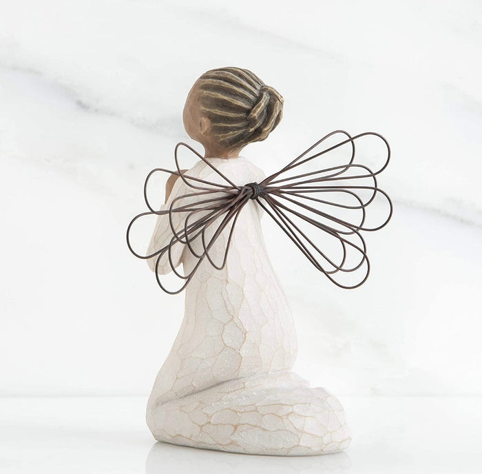 ANGEL OF THE SPIRIT FIGURE SCULPTURE HAND PAINTING WILLOW TREE BY SUSAN LORDI