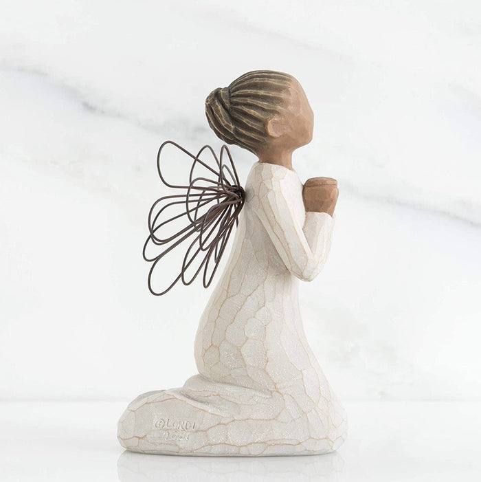 ANGEL OF THE SPIRIT FIGURE SCULPTURE HAND PAINTING WILLOW TREE BY SUSAN LORDI