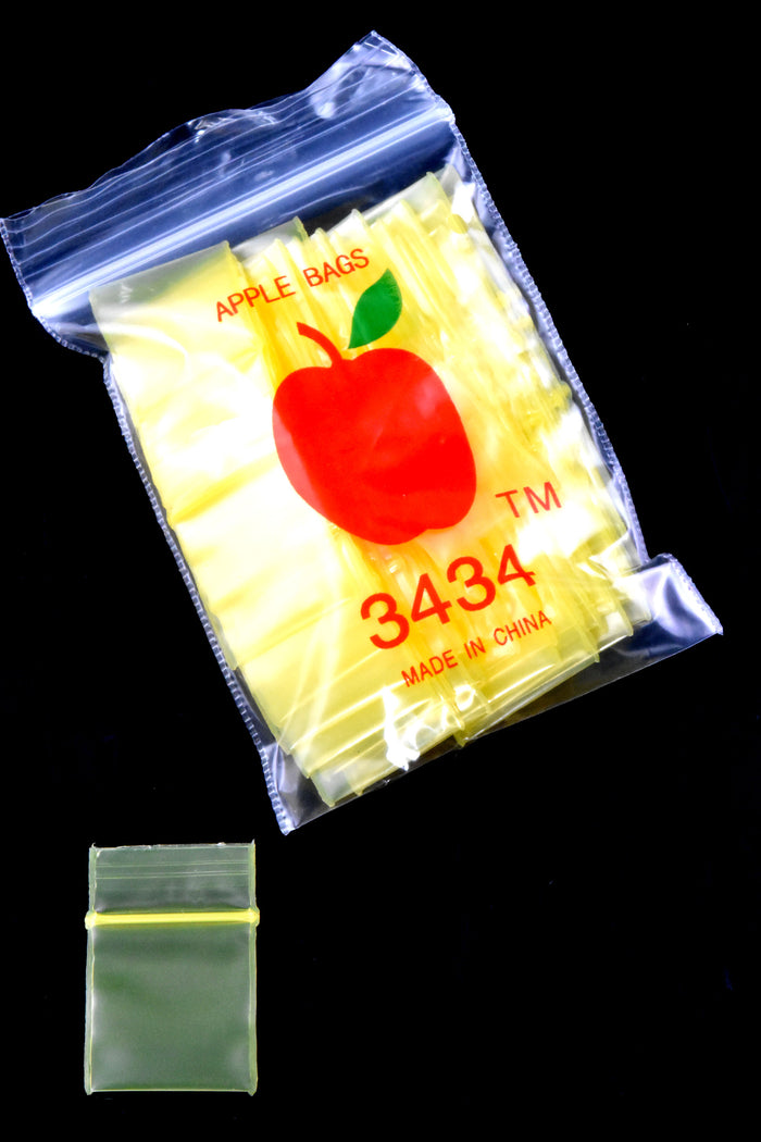 Solid yellow Apple Bags bundle with single yellow bag, highlighting bright tint for easy color-coding