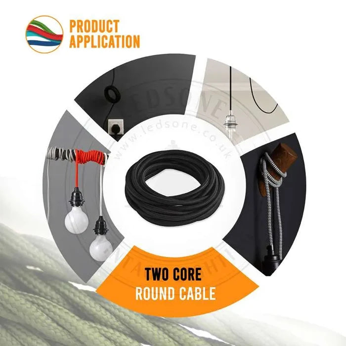 2 core cable for lighting and hanging lights