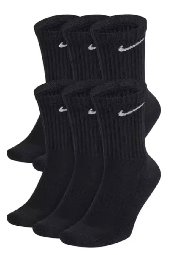 Black Nike Socks 8-12 3 Pack - Clothing Accessory - Jawns on Fire Sneakers & Shoes