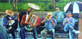 Blues Bench - Art Print