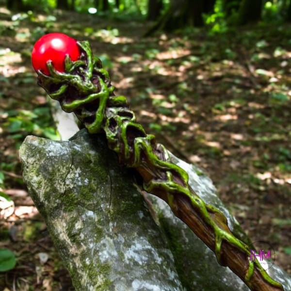 Celtic Wisdom Greenman Magic Wand 🌿✨ - Done
