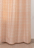 Chenab 100% cotton ethnic curtain for living room - Light Reduction - Beige - Single Piece
