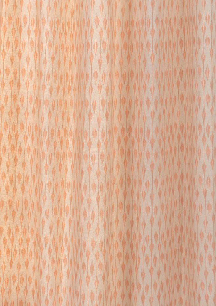 Chenab Printed Cotton  Fabric - Blush