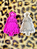 Christmas Tree w/ Star Silicone Mold- GNG7 Exclusive