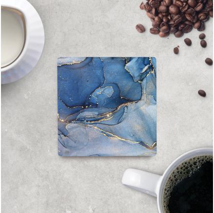 Coaster Blue Geode Coaster