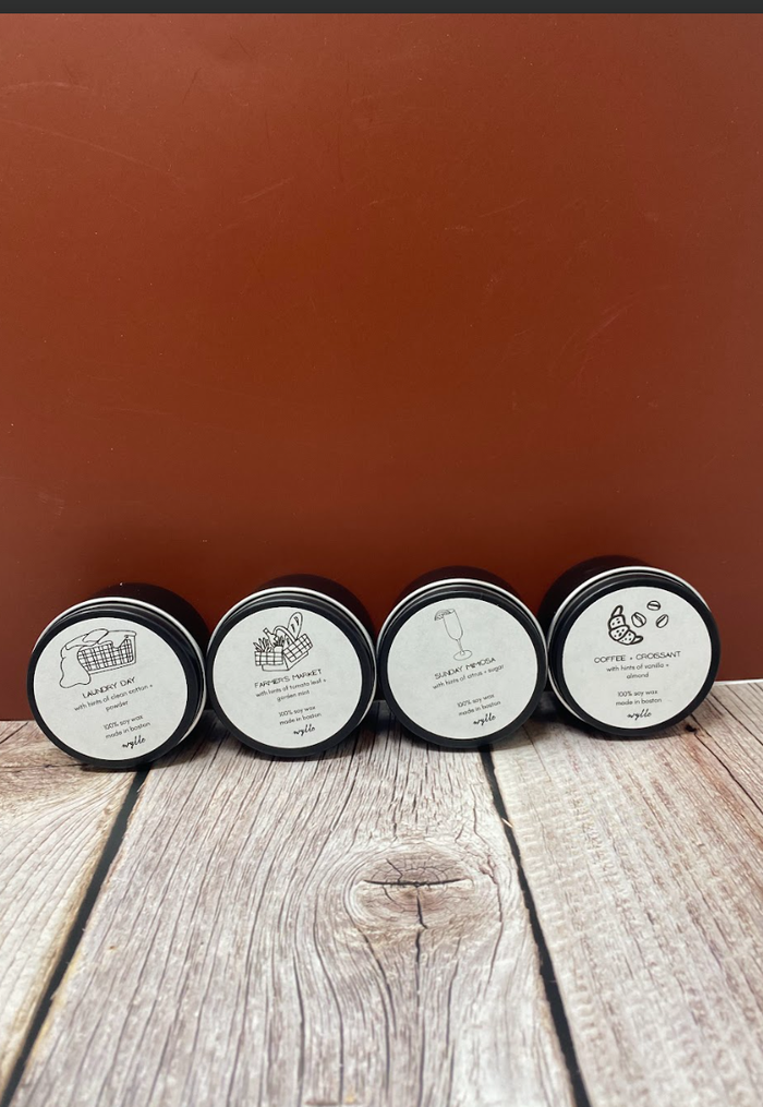 Coffee + Croissant Soy Candle 2 oz