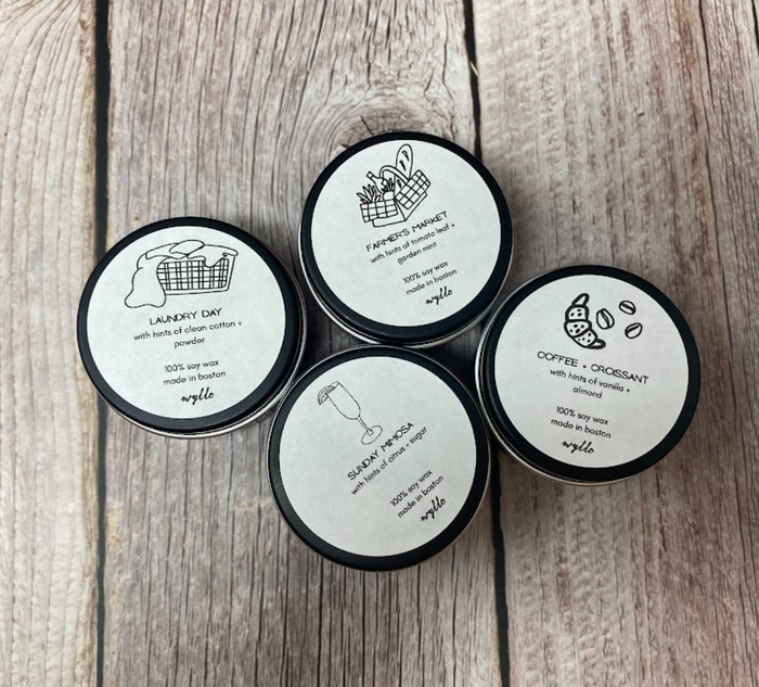 Coffee + Croissant Soy Candle 2 oz