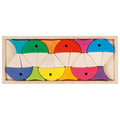 Colour and shape sorting game - 6 colourful fishes, goki evolution