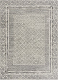 Contemporary Traditional Gray and Ivory Neutral Area Rug - The Rug Decor