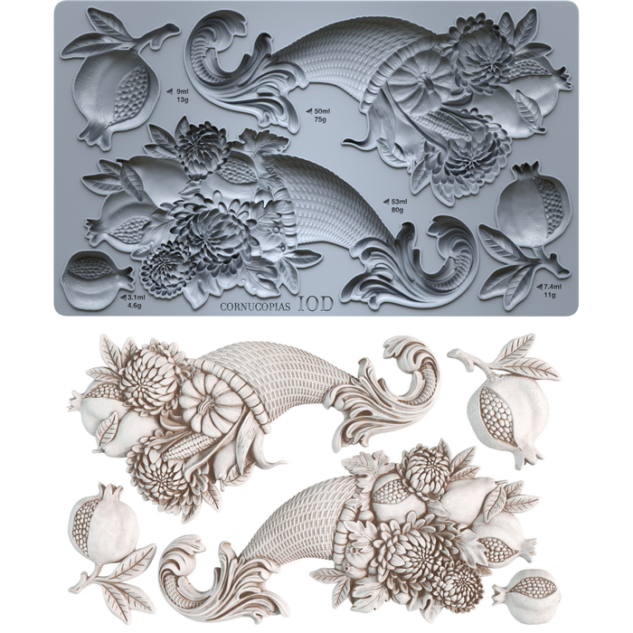 Cornucopias
Mould | 6” x 10”