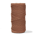 COTTON ROPE ZERO WASTE 3 MM - 3 PLY - CANYON COLOR