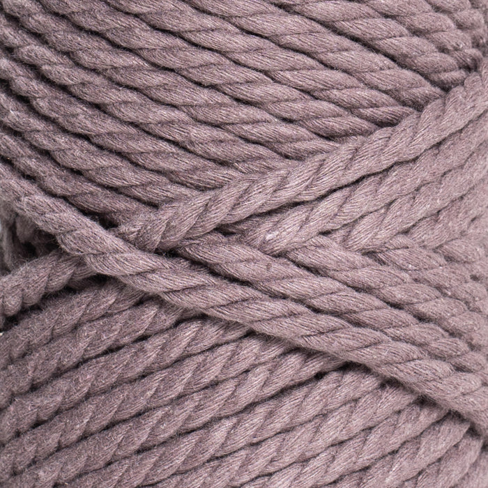 COTTON ROPE ZERO WASTE 5 MM - 3 PLY - DUSTY LAVENDER COLOR