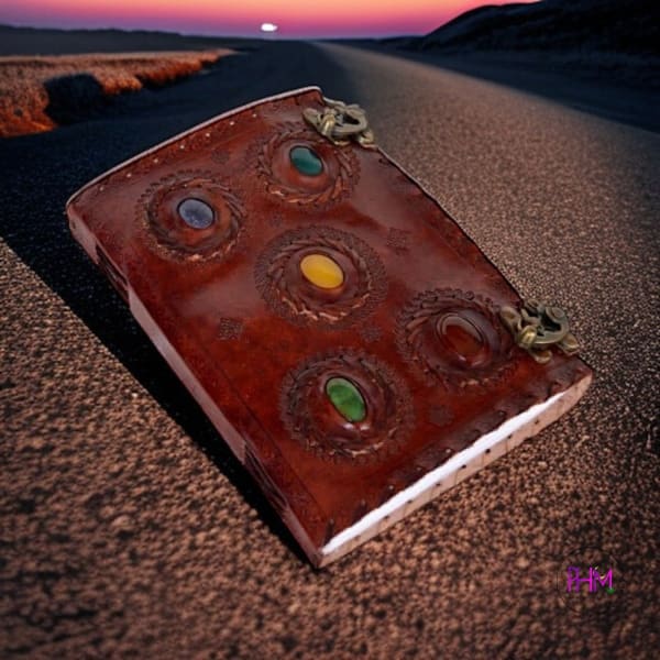 Crystal Visions Leather Journal 🌙 - journal