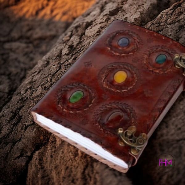 Crystal Visions Leather Journal 🌙 - journal