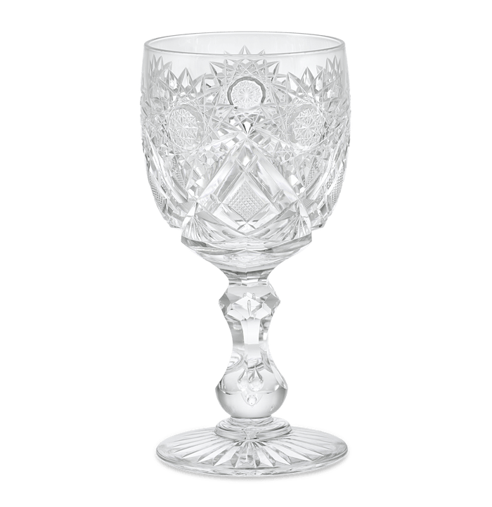 Cut Glass Goblet in the Middlesex Pattern