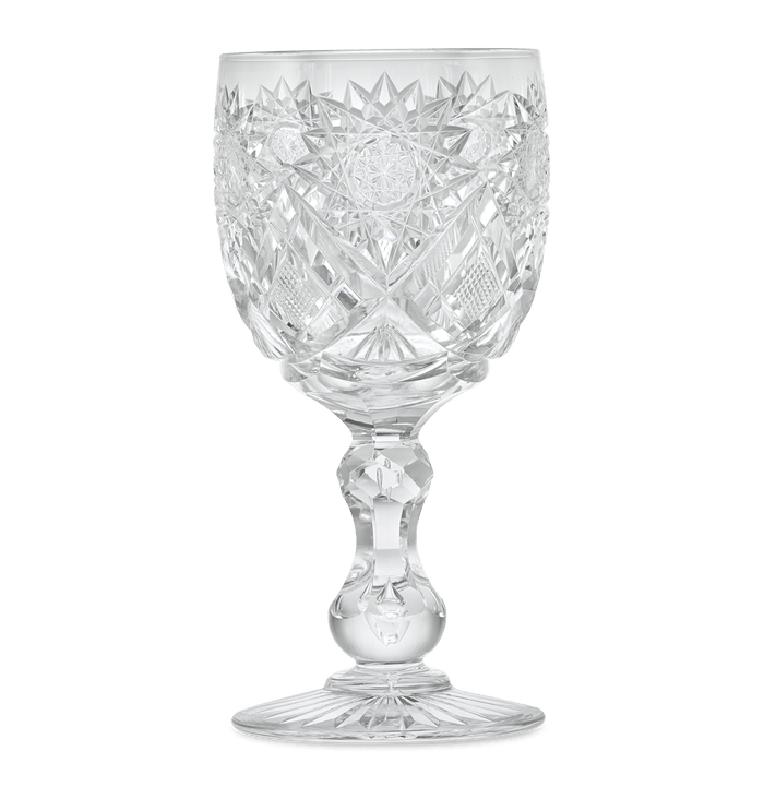 Cut Glass Goblet in the Middlesex Pattern