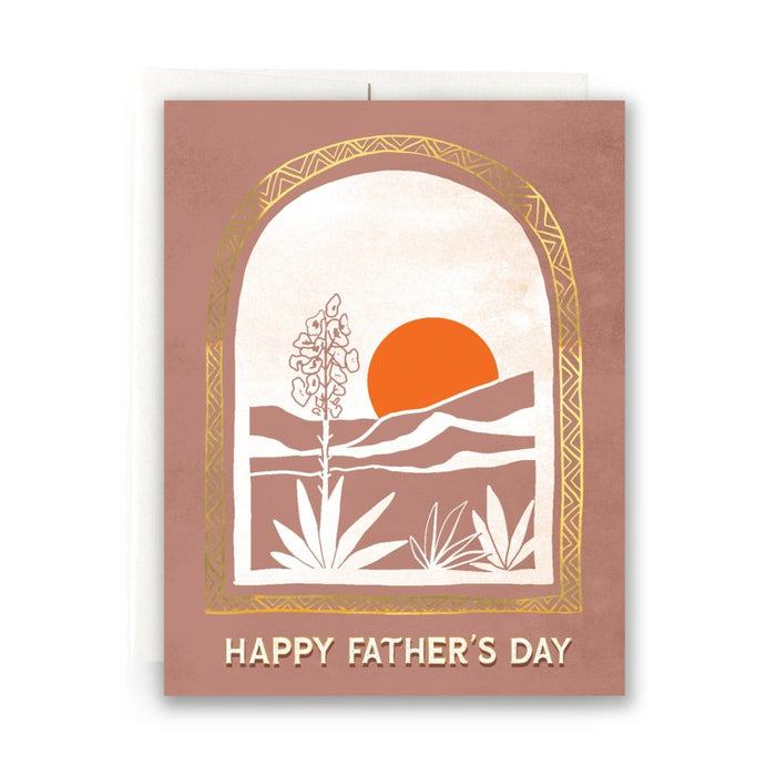 Desert Vista Fathers Day Greeting Card