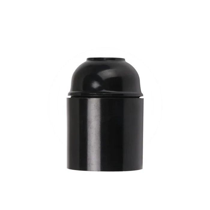 E27 Black Plastic Lamp Holder Pendant Socket 3 Pack~4386