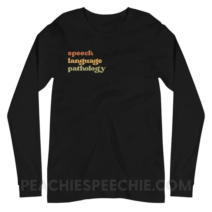 Earthy SLP Premium Long Sleeve - Black / XS - peachiespeechie.com
