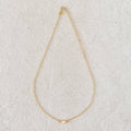 East West Pear Opal Necklace