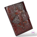 Embossed Leather Strap Journal - journal