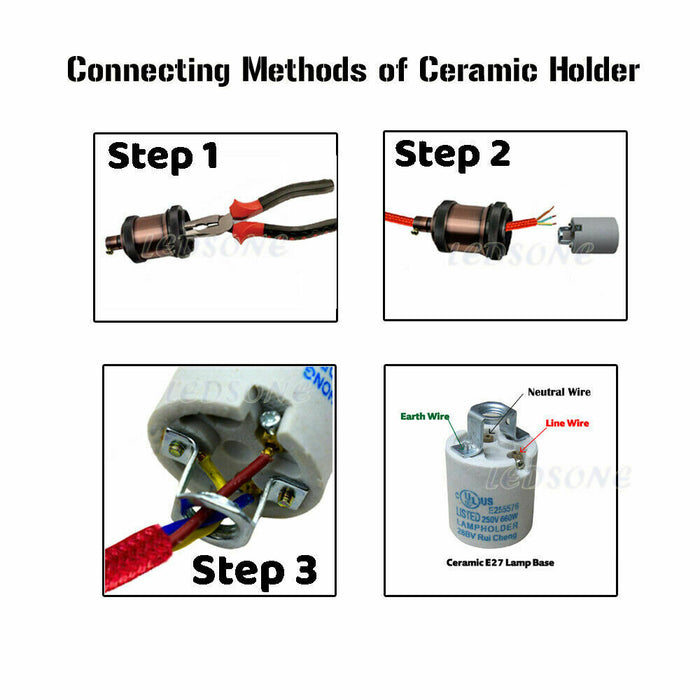 ES E27 Industrial Light Bulb Holder